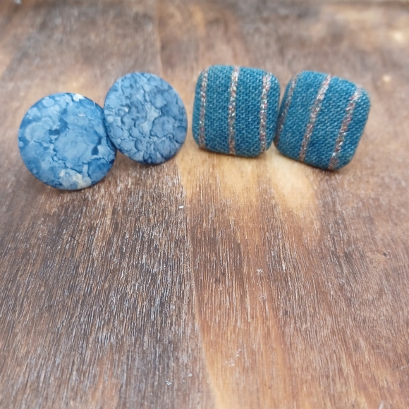 Vintage 80's Post Earring Set - Picture 9 of 9